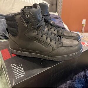 Ducati Men's Black Lace-Up Boots